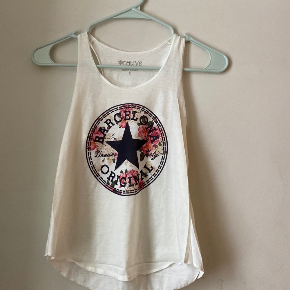 Barcelona Tank Top, Girls Small